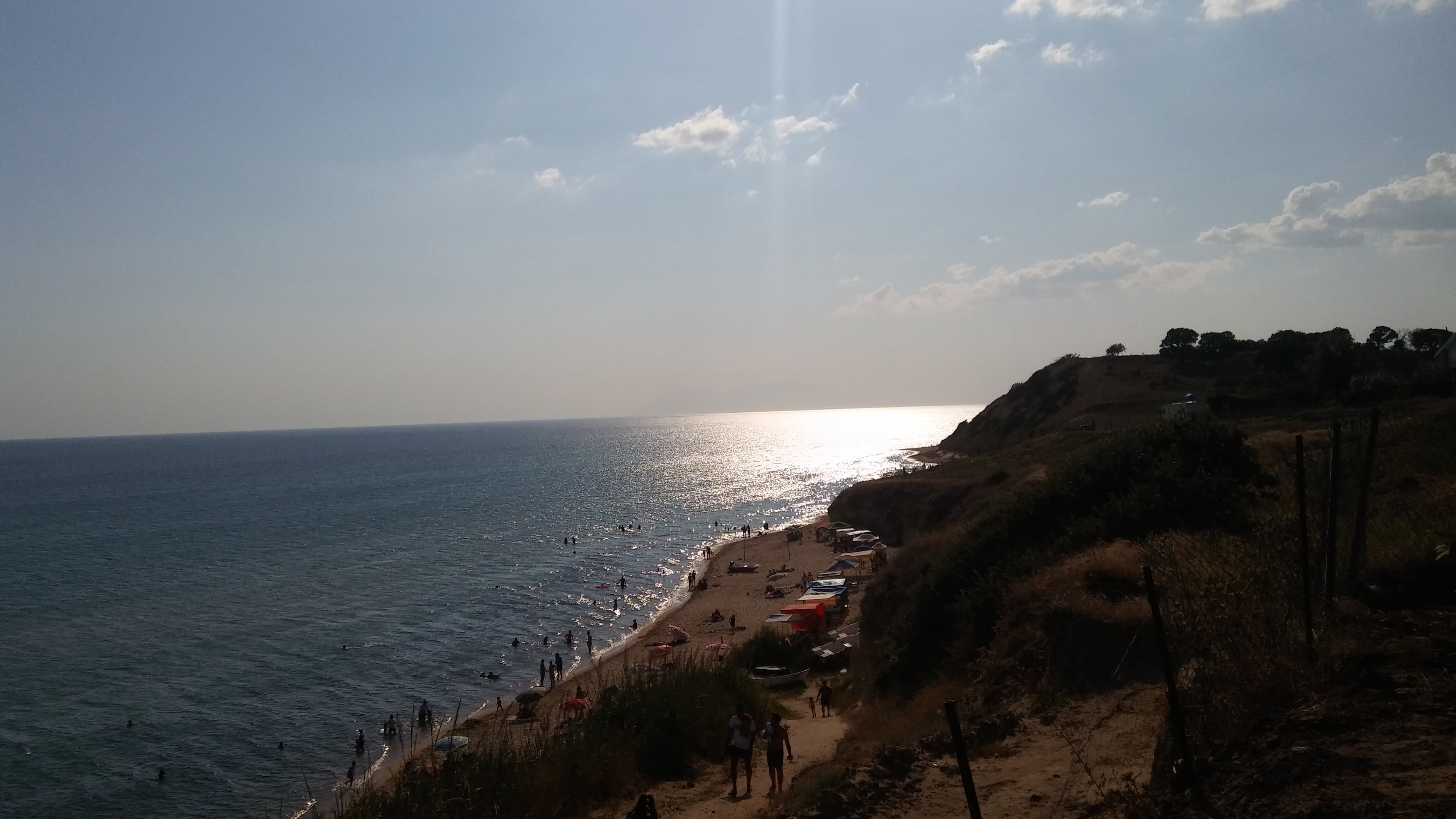 Deniz Manzaralı Kamp Alanı